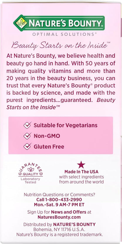 Nature's Bounty Hair Growth Supplement, 1 30 Capsules