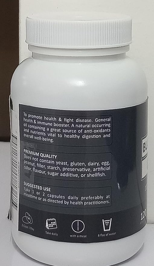 Black Seed Oil Softgel Capsule – 500mg (120 (120 Softgel) 2 Months 3 6 6 9 9