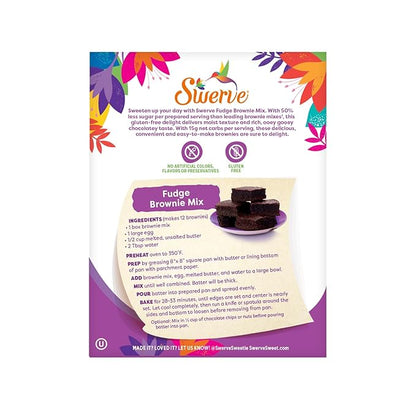 Swerve Fudge Brownie Baking Mix 11oz Pouch, 1-Pack