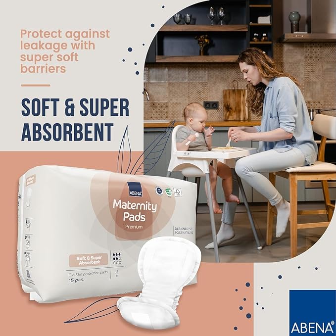Abena Premium Maternity Pads, Perfect 14 Count