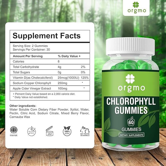 Chlorophyll Gummies Sugar Free with Unfiltered