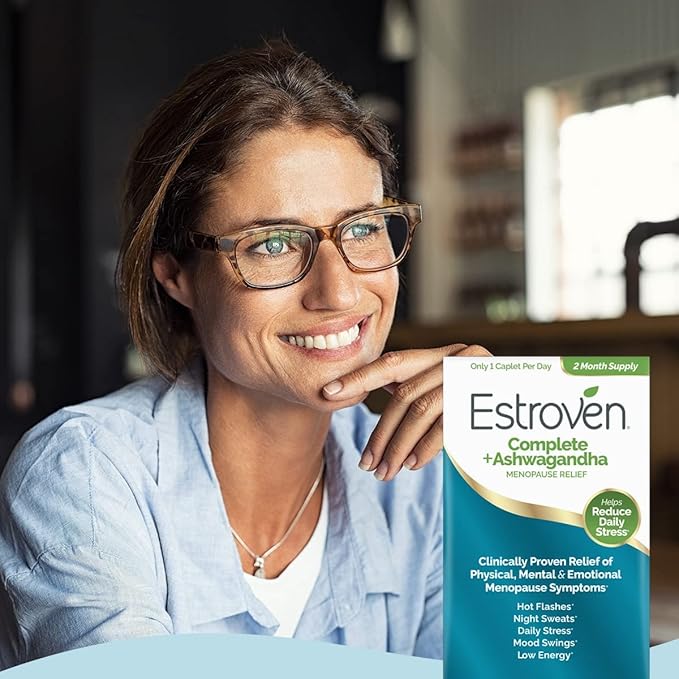 Estroven Complete + Ashwagandha Multi-Symptom Menopause 4 Month 2)