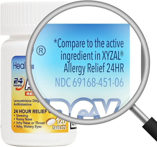 HealthA2Z® Allergy Relief 5mg | 24 Hours (120 Counts)