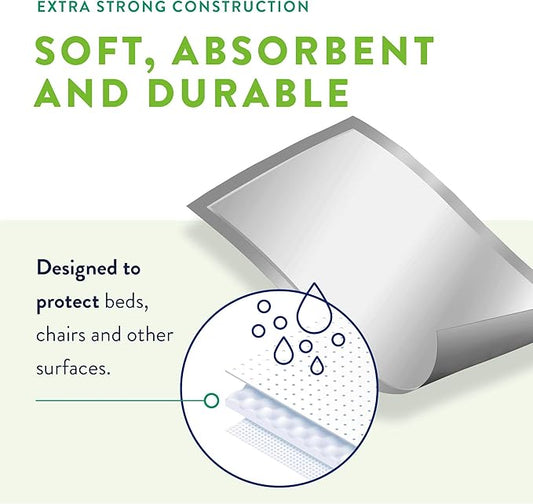Prevail Incontinence Underpads 30" X 30", 100 100 Count (10 Packs 10)
