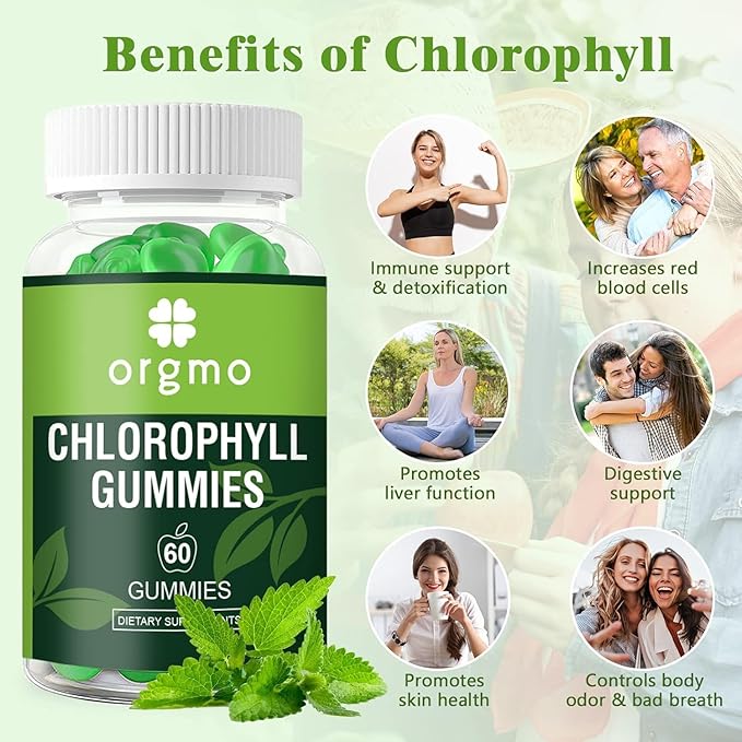 Chlorophyll Gummies Sugar Free with Unfiltered
