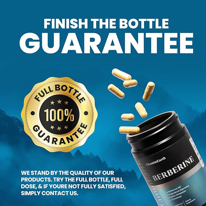 Berberine Supplement Complex 1000mg, Ceylon 90 Capsules