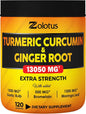 6 in 1 Turmeric Curcumin + 95% Curcuminoids, 13050mg, with 120 Capsules