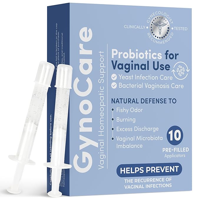 Vaginal Probiotic Gel | Yeast Infection Treatment for Women | ph balance feminine wash | bv Treatment for Women | Vaginal Odor and Hygiene Support | 10 Pre-Filled Applicators