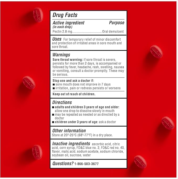 Ludens Sore Throat Drops, for Minor 30 Count 3)