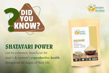 Shatavari Powder Organic Asparagus Racemosus 5.3 oz 150 GMS