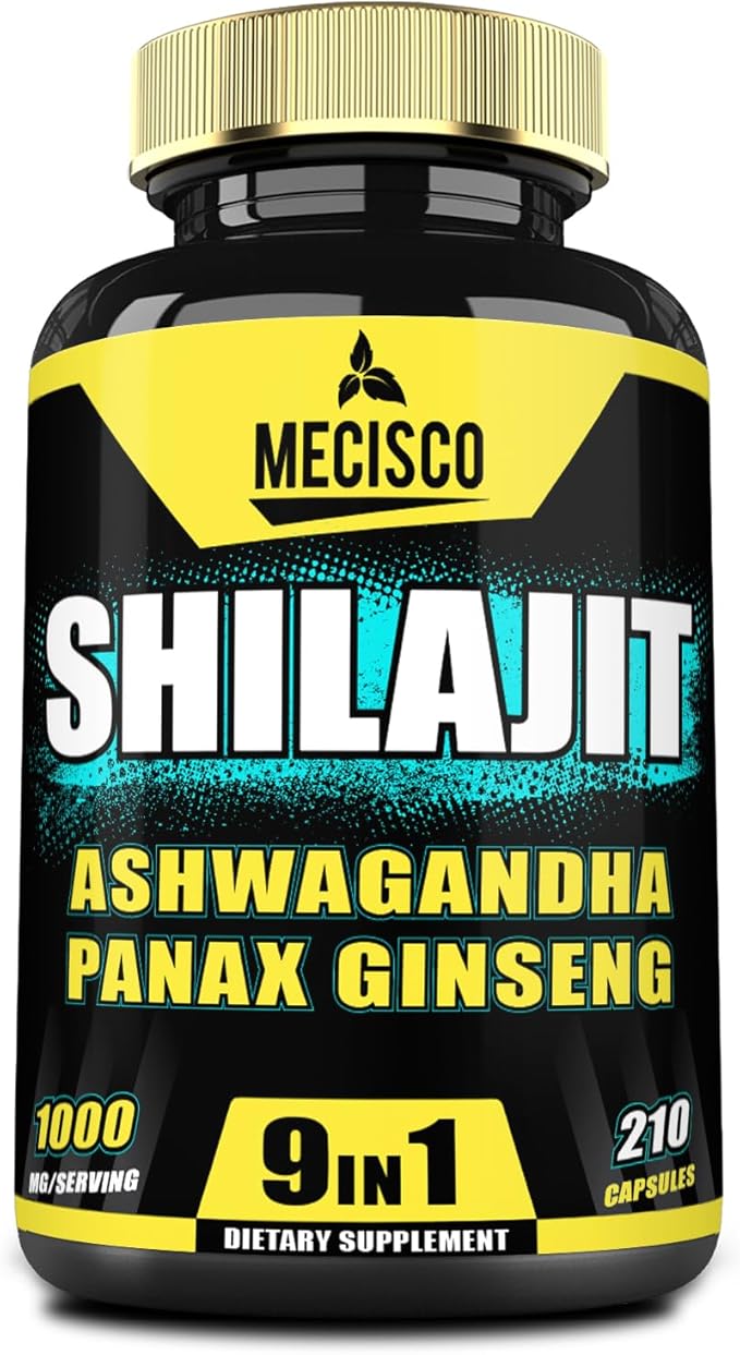 9in1 Shilajit Pure Himalayan Organic 210 Capsules
