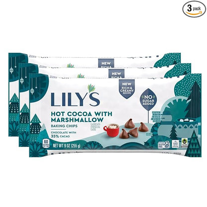 Lily's Chocolate Baking Chips (3 Count, Marshmallow)