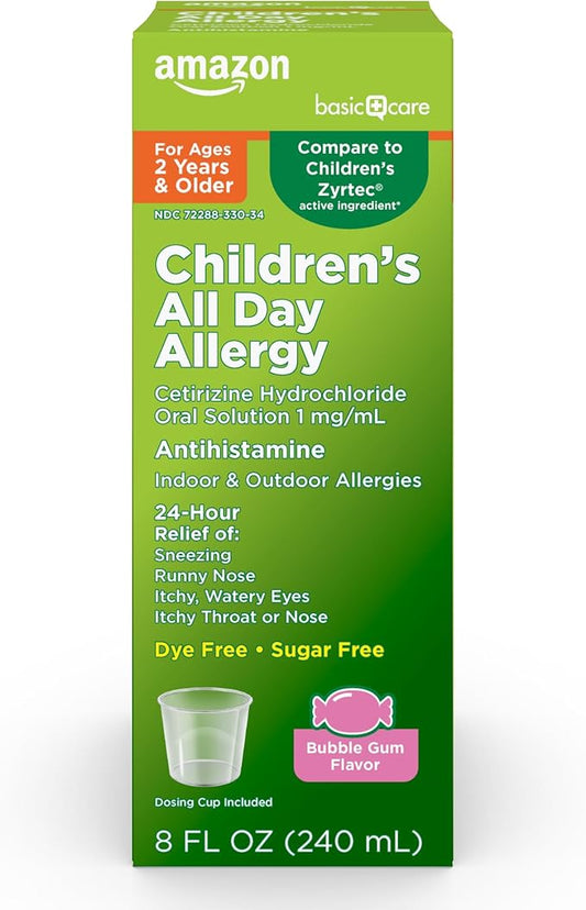 Amazon Basic Care Children's All Day 1 mg/mL, 8 fl 1)