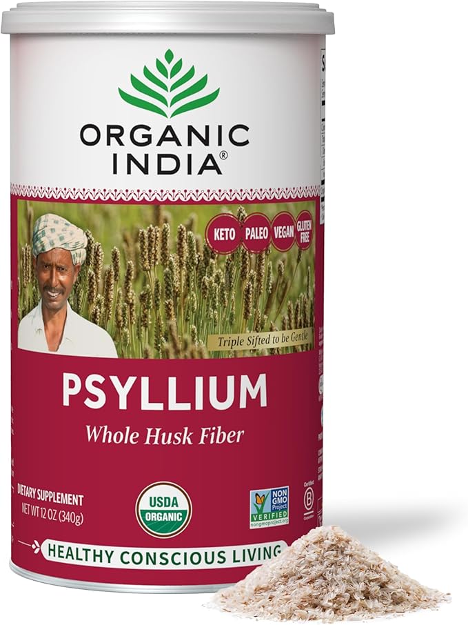 Organic India Psyllium Herbal Powder 12 Ounce 3)