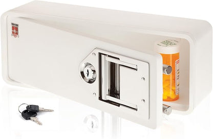Medicine Safe-Standard Key, White 38 Inch