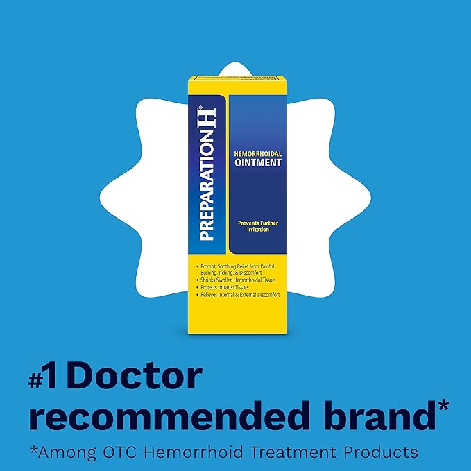 PREPARATION H Hemorrhoid Symptom Treatment Ointment, (2.0 Ounce)