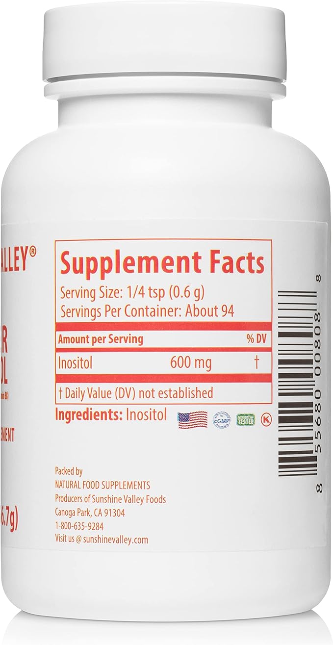Super Inositol, Vitamin B8 Powdered Dietary 2 oz