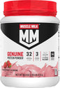Muscle Milk Genuine Protein Powder, Strawberries 1.93 Pounds, 12 Servings, 32g Protein, 3g Sugar,