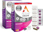 Active Iron for Women, Non-Constipating, 30 30 Multivitamin 2 Pack