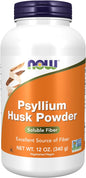 NOW Supplements, Psyllium Husk Powder, Non-GMO 12-Ounce