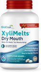 OraCoat XyliMelts Dry Mouth Relief Moisturizing Stick-On-Melts with Xylitol, 230 Count, Cinnamon, Helps Stimulate Saliva for Dry Mouth, Non-Acidic, Day & Night Use, Time Release for Up to 8-Hour