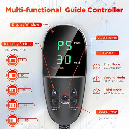 Red Light Therapy for Body: Red 1280 LEDs 660nm Red 850nm Near 71 * 31 Inch