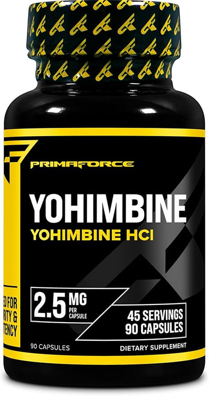 PrimaForce Yohimbine HCl 2.5mg, 90 Capsules