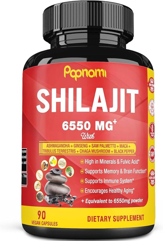 Shilajit Himalayan Capsules 6550mg 3 3 Month