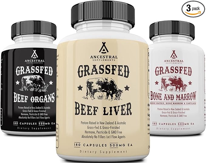 Ancestral Supplements Beef Organs and Stack