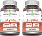Amazing Formulas L-Lysine 1000mg Amino Acid (180 | 2 Pack)