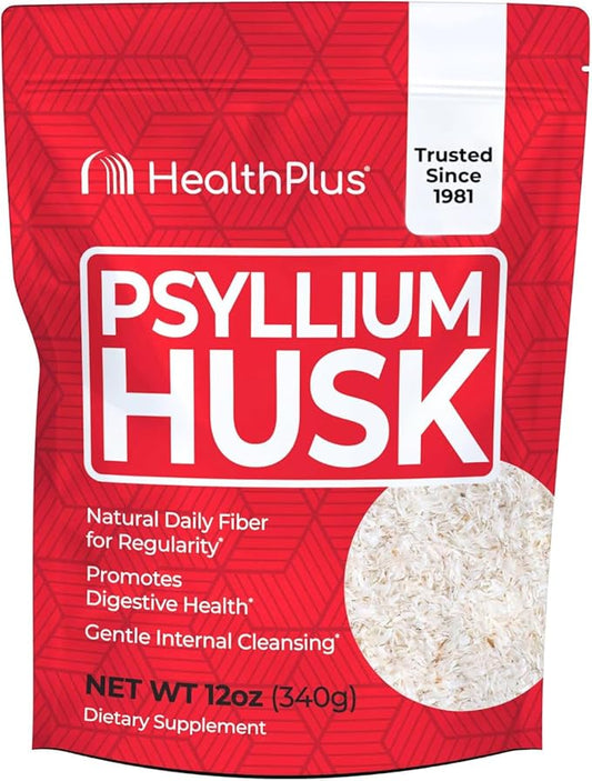 Health Plus, Psyllium Husk, 12 oz, 48 Servings