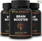 Vital Vitamins Brain Supplements for Memory and Focus (3 Pack) - Nootropic Brain Support - Memory, Clarity, Focus, Energy - Vitamin B12, Gingko Biloba, DMAE