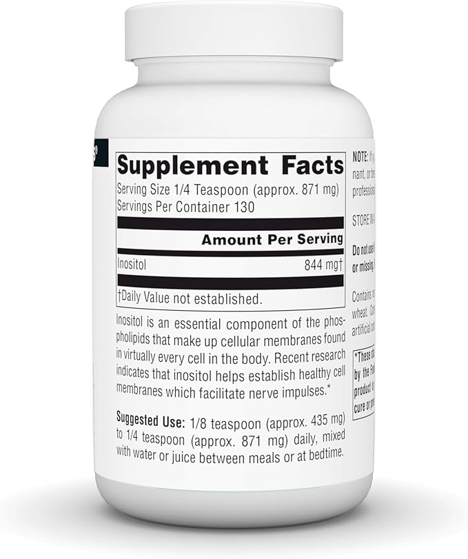 Source Naturals Pure Inositol, Dietary Supplement* 4 oz