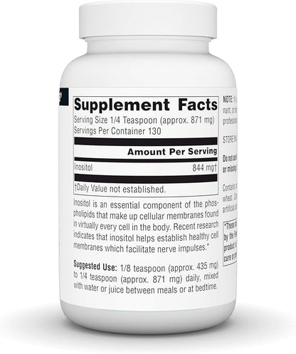Source Naturals Pure Inositol, Dietary Supplement* 4 oz