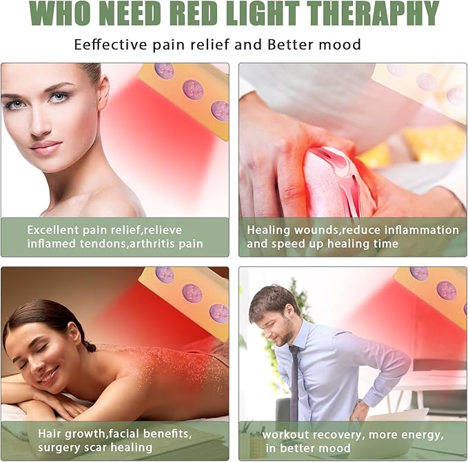 Red Light Therapy at Home 660nm and 850nm Dimming 45watts Infrared
