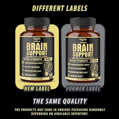 9in1 Brain Support Supplement 5750 Mg 150 Capsules 5 Months
