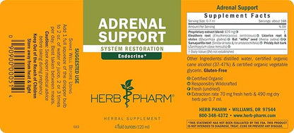 Herb Pharm Adrenal Support Liquid Herbal 4 Ounce