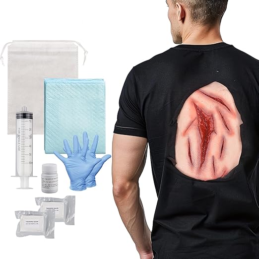 Large Laceration Wounds with Bleeding Function,