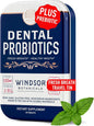 Dental Probiotics for Teeth and Gums - 3BN CFU Lactobacillus Salivarius Acidophilus Casei Paracasei Tablets - Oral Health Probiotics for Mouth & Bad Breath - 45 Chewable Dental Probiotic in a Tin