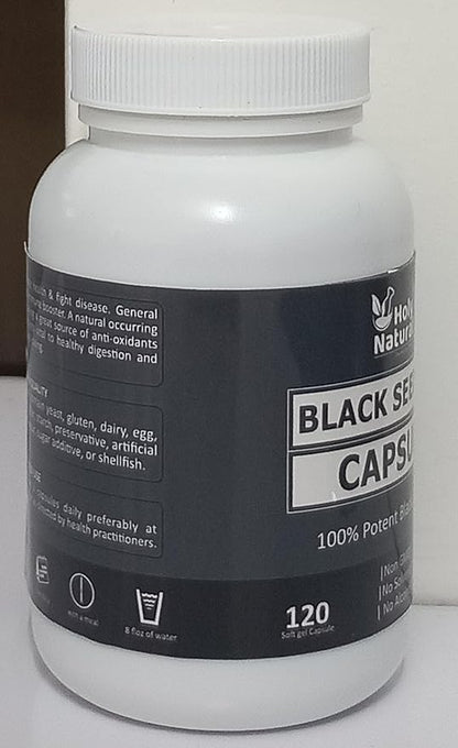 Black Seed Oil Softgel Capsule – 500mg (120 (120 Softgel) 2 Months 3 6 6 9 9
