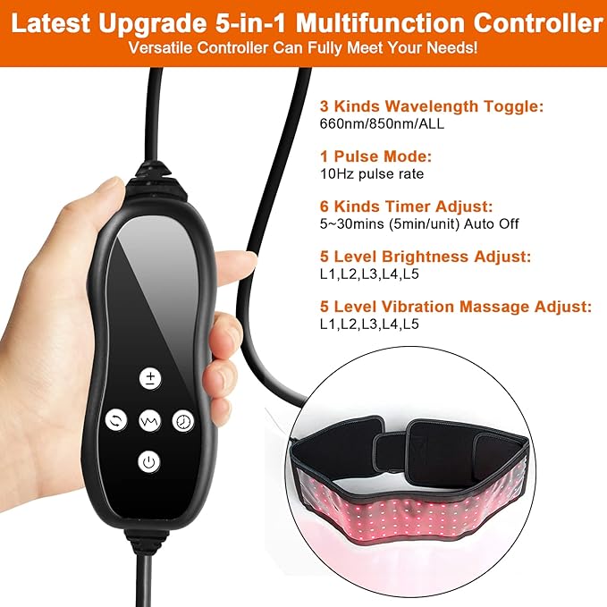 Red Light Therapy with Massager