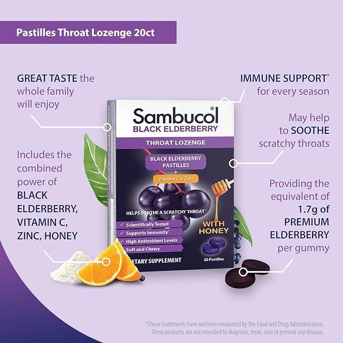 SAMBUCOL Pastilles 20Ct, 20 CT