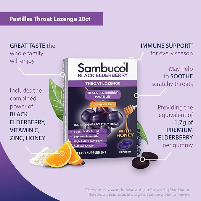 SAMBUCOL Pastilles 20Ct, 20 CT