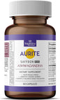 Saffron Ashwagandha Supplement 60 Count, (2 Months