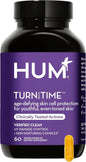 HUM Turn Back Time - Supplement for Youthful Skin with Tumeric, Green Tea Polyphenols & Lutein - Skin Anti Aging Capsules for Even Tone (60-Count)