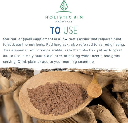 Red Tongkat Ali (Stema Tuberosa) Powder 100% Pure,