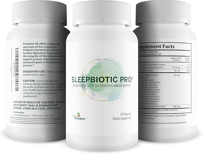 Sleepbiotic Pro - Multi-Strain Probiotic Sleep 40 Billion