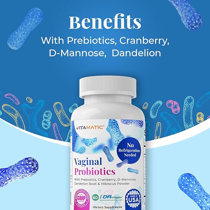 Vitamatic Vaginal Probiotics 20 Billions 60 DR