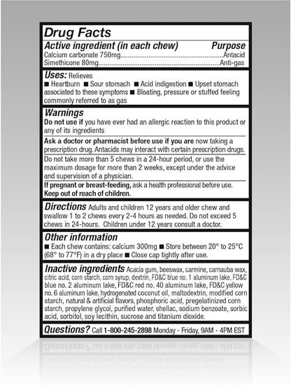 Amazon Basic Care Heartburn & Gas 82 Count