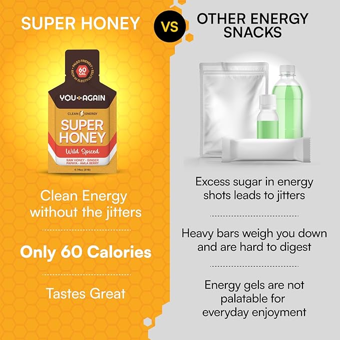 You Again Super Honey Wild Spiced Packets 8 Count